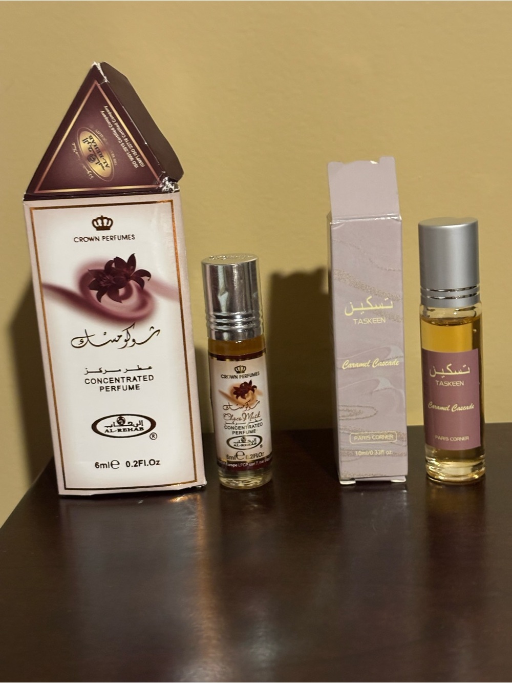 Al-Rehab Concentrated Perfume Oil Choco Musk and Caramel cascade